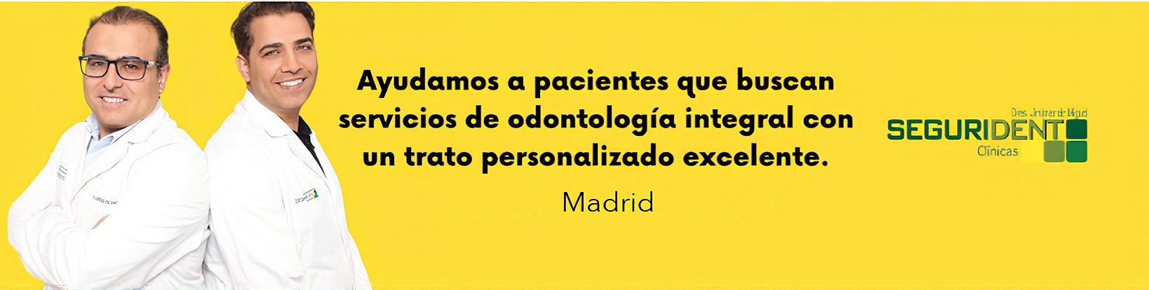 Canal de YouTube de Clínicas Segurident, Dres. Jiménez de Miguel, Madrid